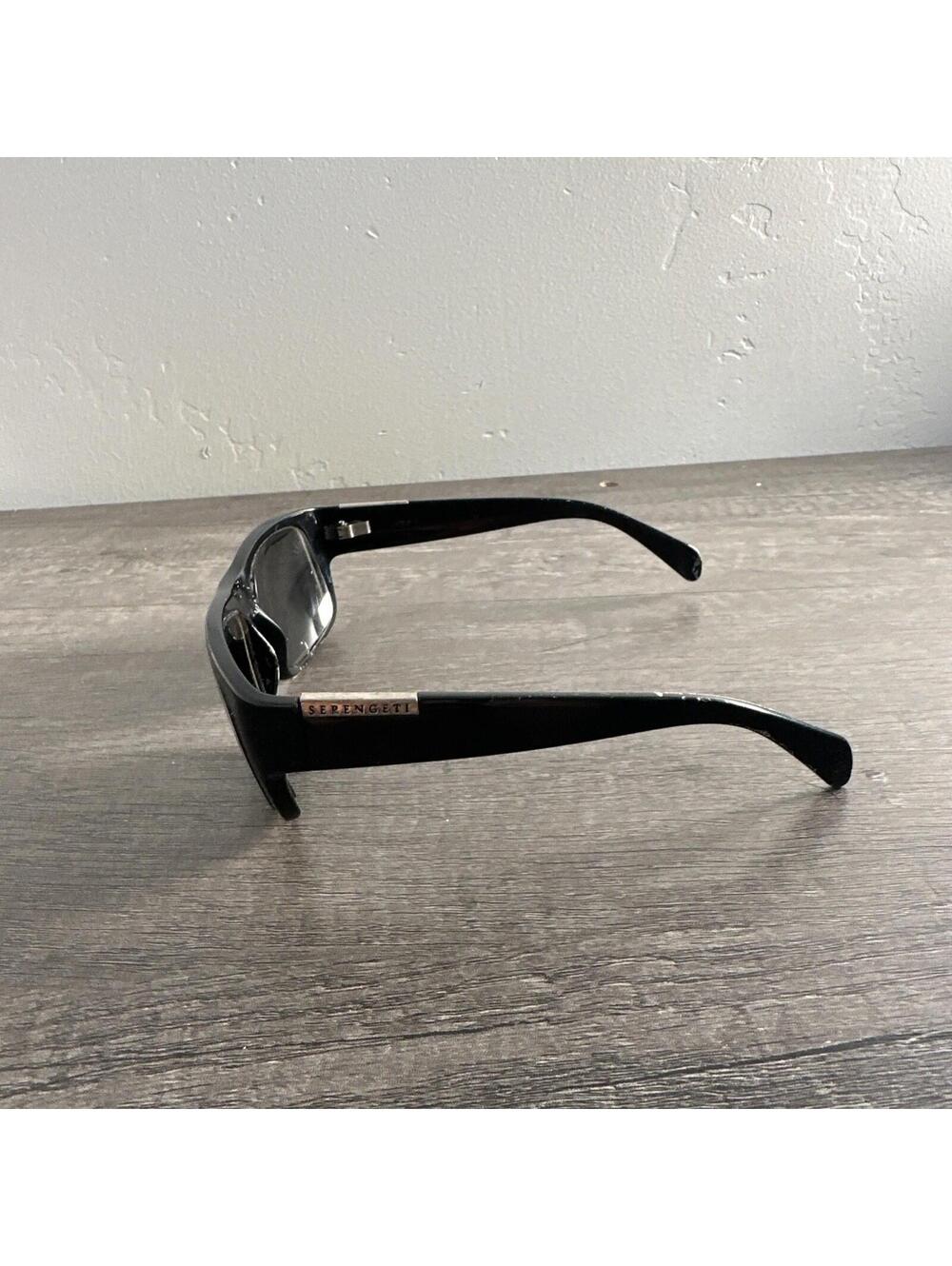 Serengeti Sunglasses Monte 7227  Men’s Black Silver FRAMES ONLY - Picture 2 of 6
